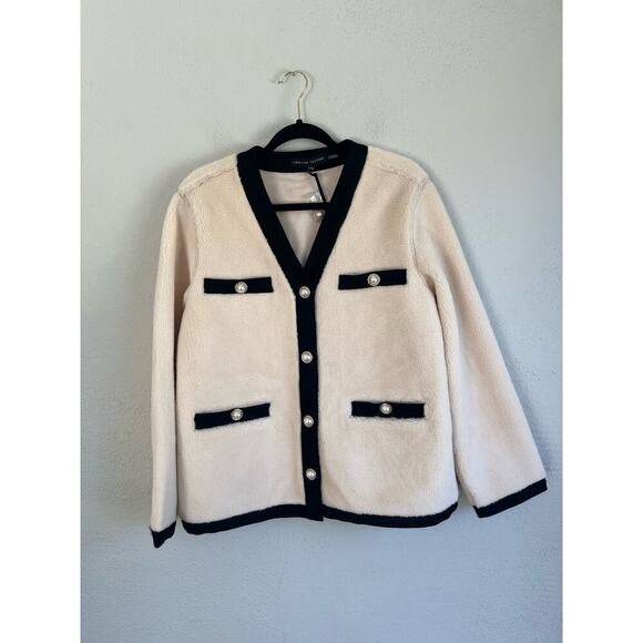 Anthropologie Revolve English Factory Woman Shearing Jacket with Buttons… - Picture 1 of 12